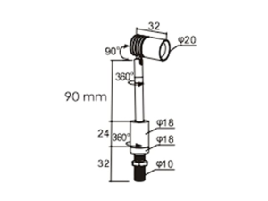 چراغ led پایه دار مینیمال لایت پو